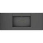 Real Stone Flatstone 60X50 Antrasit Etajerli Granit Banyo Lavabosu