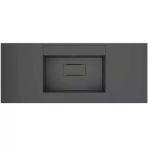 Real Stone Flatstone 80X50 Antrasit Etajerli Granit Banyo Lavabosu
