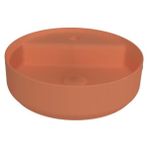 Real Stone Isvea Infinity Batarya Delikli Tezgah Üzeri Lavabo 42CM - Kırmızı