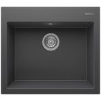Real Stone K002 Didym 60 Antrasit Granit Tezgah Ustu Eviye 60X53 Cm