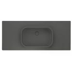Real Stone Pure Etajerli 100X50 Gri Granit Banyo Lavabosu
