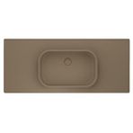 Real Stone Pure Etajerli 70x50 Cappucino Granit Banyo Lavabosu Kahverengi