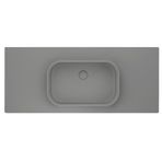 Real Stone Pure Etajerli 70X50 Gri Granit Banyo Lavabosu