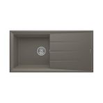 Real Stone Realstone P012 Efes 100 Granit Mutfak Eviyesi Gri 100 X 50 Cm
