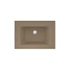 Real Stone Zenith 65 Etajerli Capucino Granit Banyo Lavabosu 65x45 Kahverengi