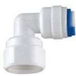 Realgoal 1/10,2 cm Push Fit Tube X1/10,2 cm dişli, Bayan için Quick Connector Tube RO Water Ters tepme osmozu Pure filtre sistemi (5 adet)