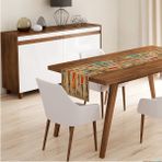 Realhomes 3863 Damask Motifli Modern Runner Runner