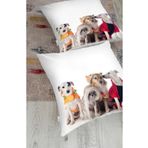 RealHomes 5619 1000gr Rh-HYerM Çeşitli Köpek Desenli Dijital Baskılı Modern Hayvan Yer Minderi