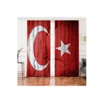 RealHomes Çift Kanat Özel Tasarım Dijtal Baskılı Modern Salon Fon Perdesi, Rh-PerdeCift-real396-280x200