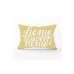 RealHomes DIK-313 Home Sweet Home Dijital Baskılı Dekoratif Dikdörtgen Kırlent Kılıfı