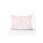 RealHomes DIK-324 Home Sweet Home Dijital Baskılı Dekoratif Dikdörtgen Kırlent Kılıfı
