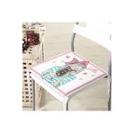 RealHomes Fashion Girl Dijital Baskılı Modern Fermuarlı Sandalye Minderi, RH-Frm720