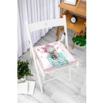 RealHomes Fashion Girl Dijital Baskılı Modern Pofidik Sandalye Minderi, Pofi-720