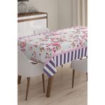 RealHomes Flamingo Desenli Dijital Baskılı 3D 140x180 cm Masa Örtüsü