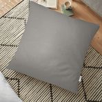RealHomes Gri Dijital Baskılı Dekoratif 70x70 cm Yer Minderi