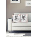 RealHomes K304 Dijital Baskılı Dekoratif Yastık Kırlent Kılıfı