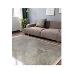 RealHomes Krem Zemin Dokuma Motifli Geometrik Desenli Geometrik Koridor Antre Mutfak Kaymaz Taban Saçaklı Halı HaliDik-Deluxe-12005, 80 x 300