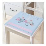 Realhomes Mavi Zeminde Baby Shower Özel Tasarım Modern Fermuarlı Sandalye Minderi