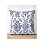 RealHomes Modern Damask Temalı Çift Taraflı Dijital Baskılı Dekoratif Süet Kırlent Kılıfı