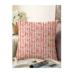 RealHomes Modern Sulu Boya Desenli Çift Taraflı Dijital Baskılı Raşel Örme Yastık Kılıfı, Sonil-K-2264-55x55cm