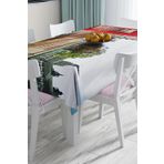 RealHomes Özel Tasarım 3d Dijital Baskılı Masa Örtüsü - 120 X 140 Cm, Masa-93-140x140cm
