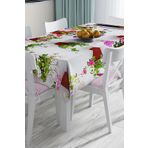 RealHomes Özel Tasarım 3d Dijital Baskılı Masa Örtüsü, Masa-94-90x90cm