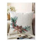 RealHomes Özel Tasarım Christmas Temalı Dijital Baskılı Modern Raşel Örme Yastık Kırlent Kılıfı, Sonil-K10177-43x43cm