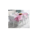 RealHomes Pembe Beyaz Mermer Desenli Dijital Baskılı Leke Tutmaz Masa Örtüsü-120x140 Cm, Masa3133-120x140