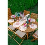 RealHomes Renkli 34x34 cm 6-1'li Onedraw Silüet Çizimli Özel Tasarım Supla Runner Seti