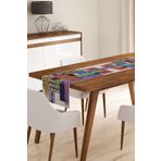 Realhomes RUNNER4243 Modern Çini Tasarımlı Dijital Baskılı Runner
