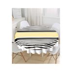 RealHomes Soyut Tarzda Onedraw Çizimli Dijital Baskılı Modern Yuvarlak Masa Örtüsü - Çap 140cm, MasaYuv-10315-140x140cm