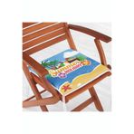 RealHomes Summer Holiday Özel Tasarımlı Dijital Baskılı Modern Fermuarlı Sandalye Minderi
