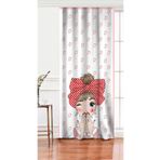 RealHomes Tek Kanat Fashion Girl Dijital Baskılı Modern Salon Fon Perdesi, Rh-PerdeTek-715-140x260