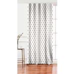 RealHomes Tek Kanat Kalp Desen Dijital Baskılı Salon Fon Perdesi, Rh-PerdeTek-788-140x260