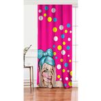RealHomes Tek Kanat Pop Art Dijital Baskılı Salon Fon Perdesi
