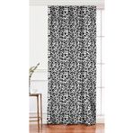 RealHomes Tek Kanat Renkli Zemin Uzerinde Onedraw Çizimli Dijital Baskılı Fon Perde, Rh-PerdeTek-7184-140x260cm