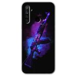 Realme 5I AK Baskılı Uyumlu Silikon Kılıf