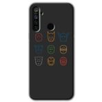 Realme 5I Avengers Minimalism Baskılı Uyumlu Silikon Kılıf