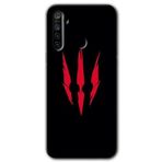 Realme 5I Ayı Pençesi Baskılı Uyumlu Silikon Kılıf