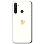 Realme 5I Cat Minimalism Baskılı Uyumlu Silikon Kılıf