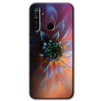 Realme 5I Çiçek Motif Baskılı Uyumlu Silikon Kılıf