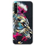 Realme 5I Colorfull Aslan Baskılı Uyumlu Silikon Kılıf