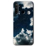 Realme 5I Gece Gökyüzü Baskılı Uyumlu Silikon Kılıf