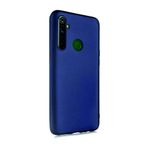 Realme 5i İle Uyumlu Kılıf Kamera Korumalı Silikon Ruber Arka Kapak Lacivert