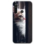 Realme 5I Kedi Bakışı Baskılı Uyumlu Silikon Kılıf