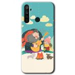 Realme 5I Kış Pikniği Baskılı Uyumlu Silikon Kılıf