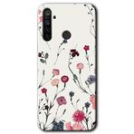 Realme 5I Mat Çiçek Baskılı Uyumlu Silikon Kılıf
