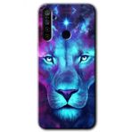 Realme 5I Neon Lion Baskılı Uyumlu Silikon Kılıf