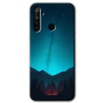 Realme 5I Night Fores Mount Baskılı Uyumlu Silikon Kılıf