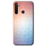 Realme 5I Polygon Graident 3 Baskılı Uyumlu Silikon Kılıf